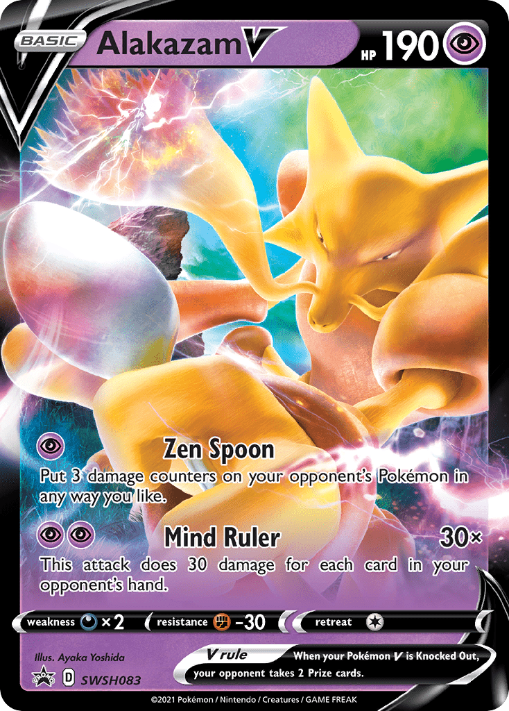 Alakazam V (SWSH083) [Sword & Shield: Black Star Promos] Pokemon Single Pokémon  | Multizone: Comics And Games