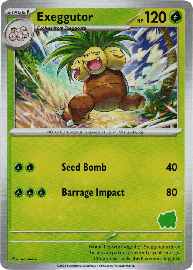Exeggutor [My First Battle] Pokemon Single Pokémon  | Multizone: Comics And Games