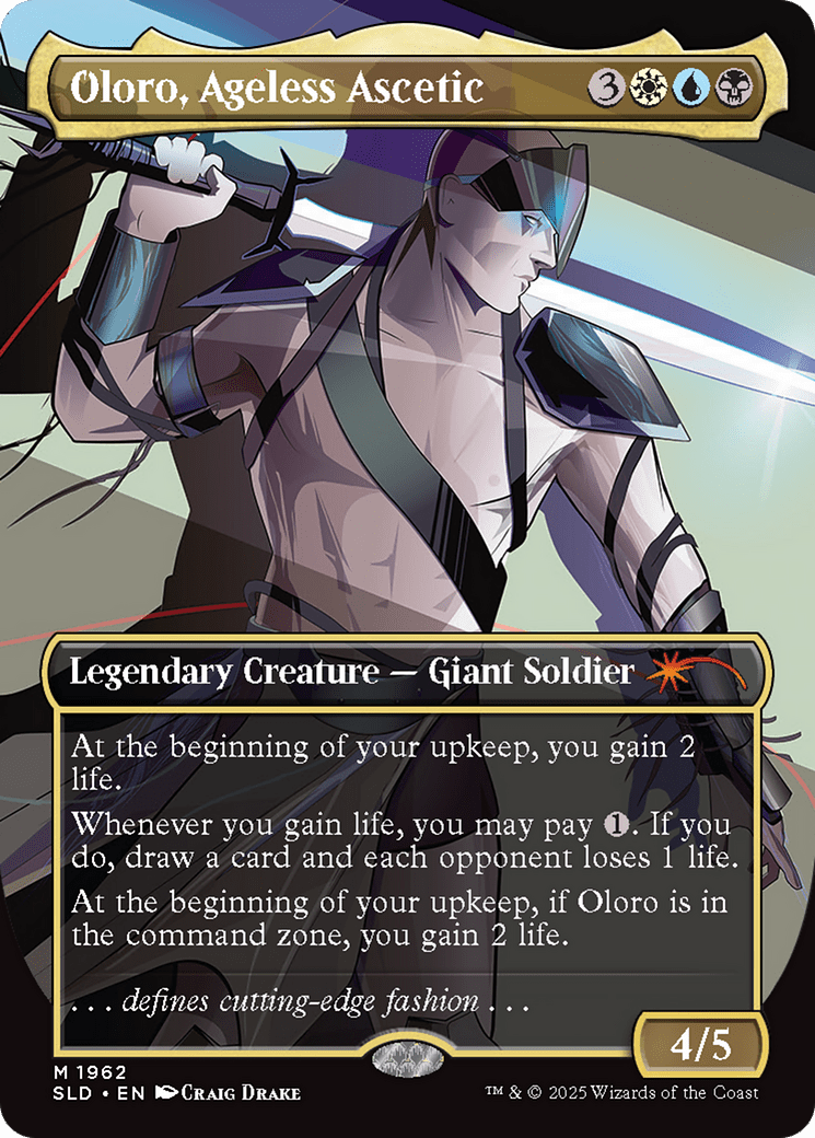 Oloro, Ageless Ascetic (Rainbow Foil) [Secret Lair Drop Series] MTG Single Magic: The Gathering  | Multizone: Comics And Games
