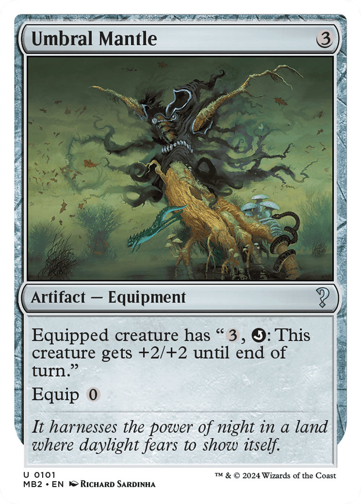 Umbral Mantle (White Border) [Mystery Booster 2] MTG Single Magic: The Gathering  | Multizone: Comics And Games