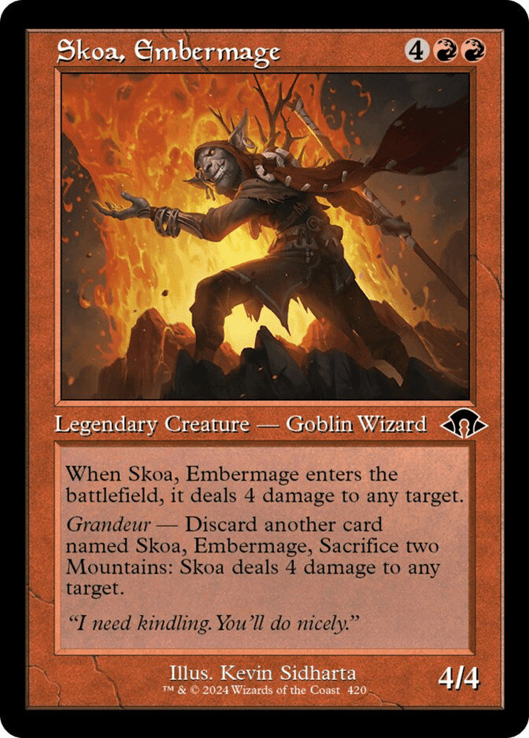 Skoa, Embermage (Retro) [Modern Horizons 3] MTG Single Magic: The Gathering  | Multizone: Comics And Games