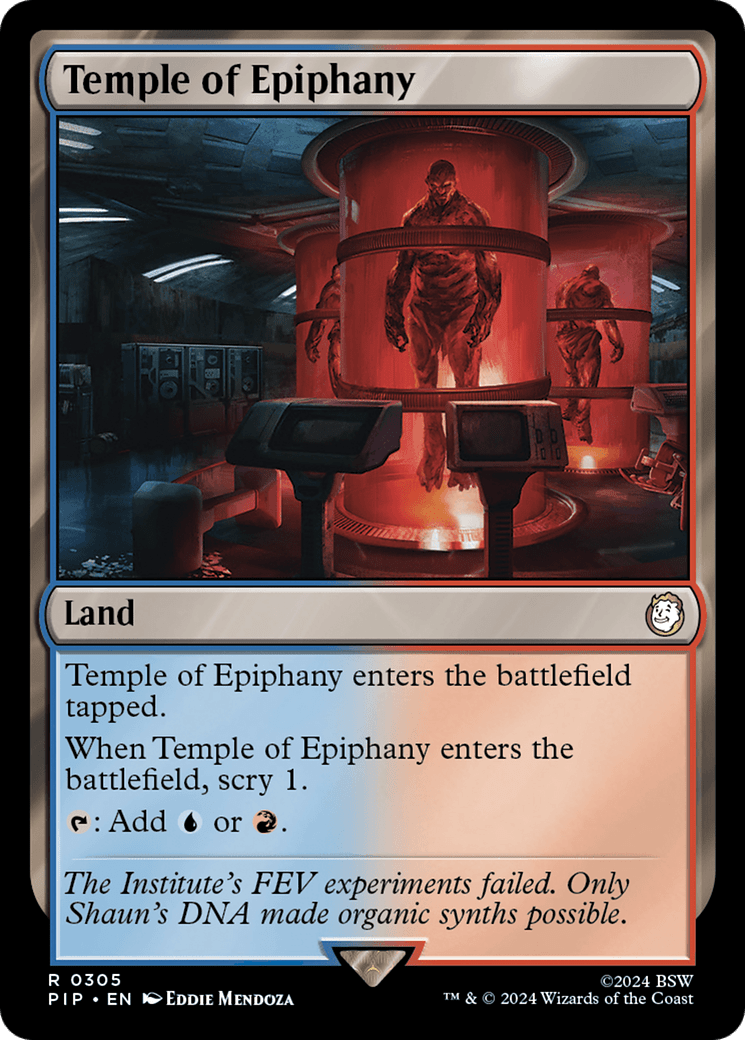 Temple of Epiphany [Fallout] MTG Single Magic: The Gathering  | Multizone: Comics And Games