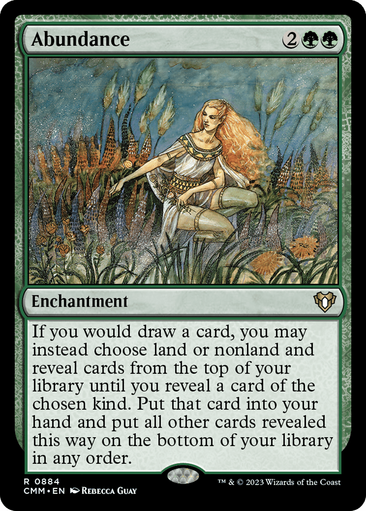 Abundance [Commander Masters] MTG Single Magic: The Gathering  | Multizone: Comics And Games