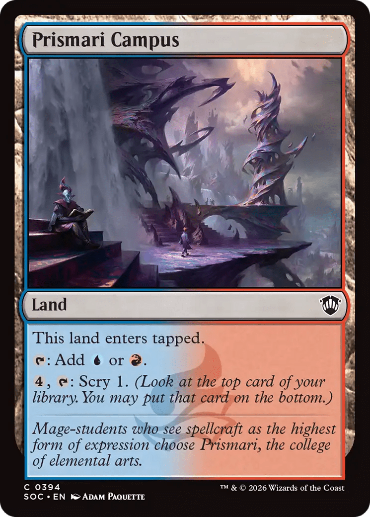 Prismari Campus [Secrets of Strixhaven Commander] MTG Single Magic: The Gathering  | Multizone: Comics And Games