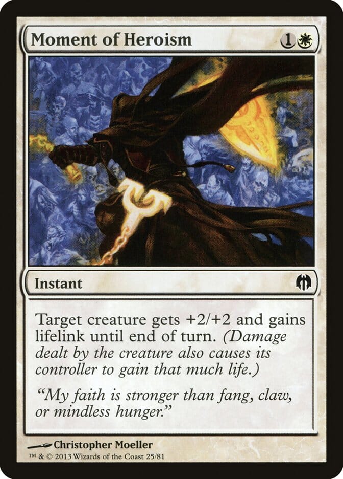 Moment of Heroism [Duel Decks: Heroes vs. Monsters] MTG Single Magic: The Gathering  | Multizone: Comics And Games