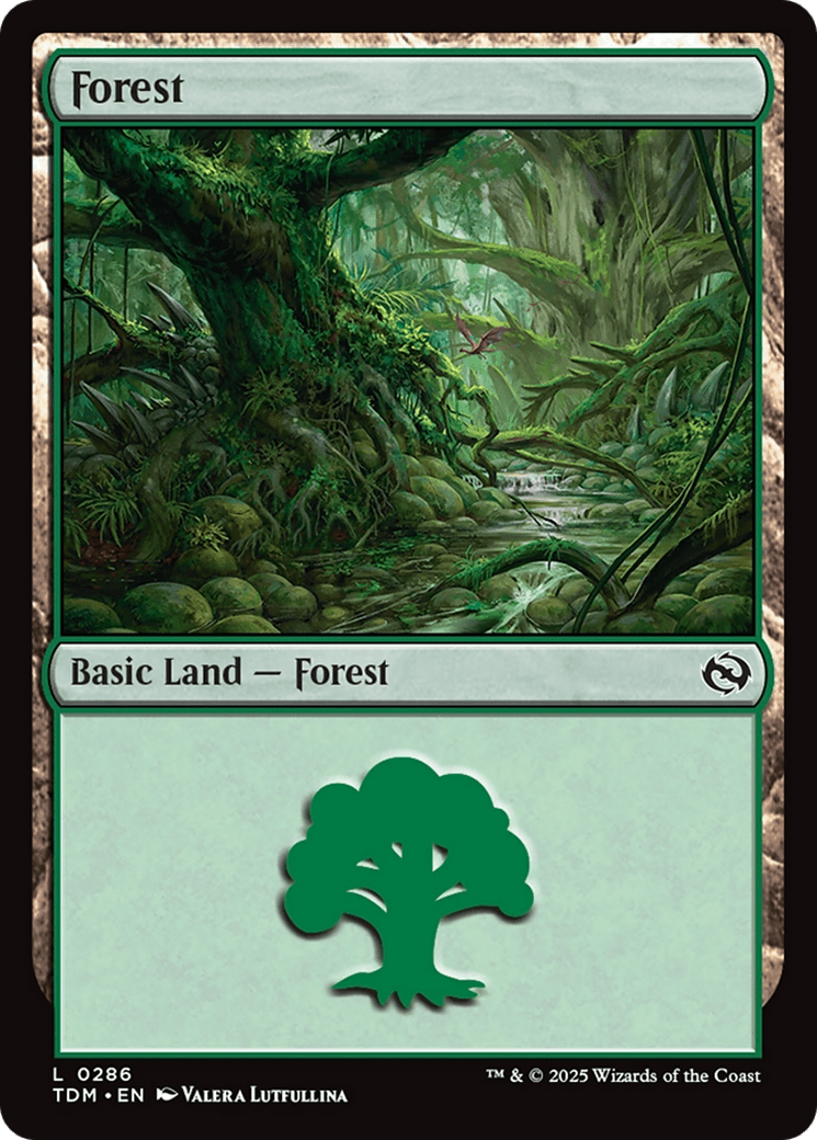 Forest (0286) [Tarkir: Dragonstorm] MTG Single Magic: The Gathering  | Multizone: Comics And Games
