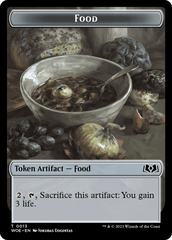 Knight // Food (0013) Double-Sided Token [Wilds of Eldraine Tokens] MTG Single Magic: The Gathering  | Multizone: Comics And Games