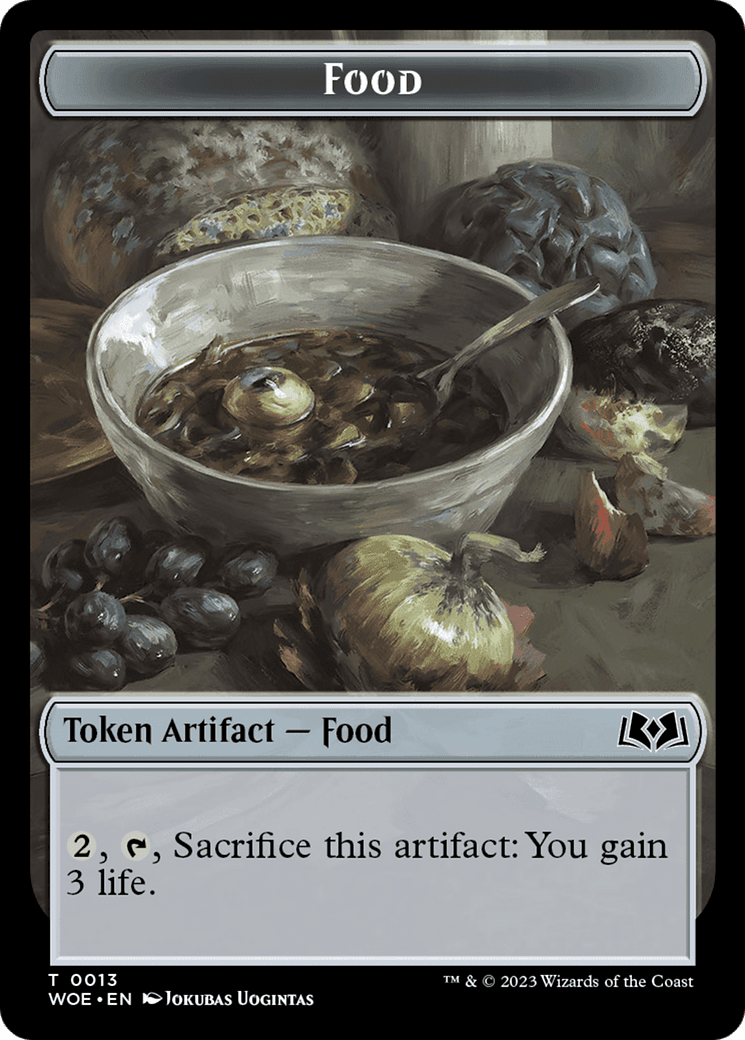 Nightmare // Food (0013) Double-Sided Token [Wilds of Eldraine Tokens] MTG Single Magic: The Gathering  | Multizone: Comics And Games