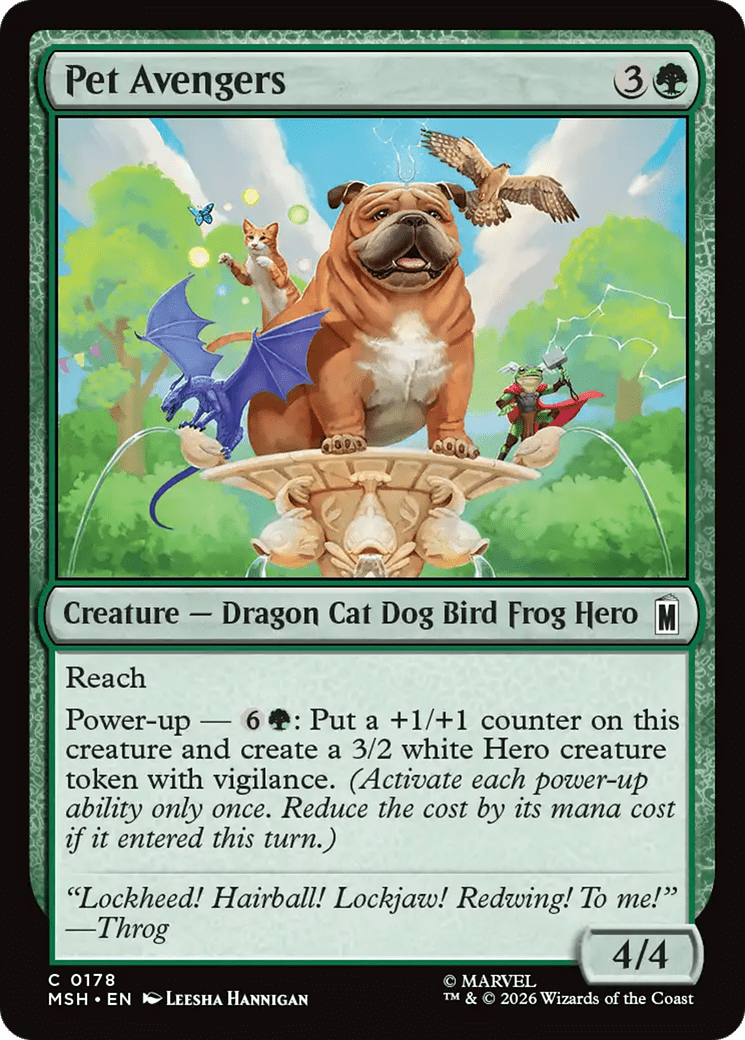 Pet Avengers [Marvel Super Heroes] MTG Single Magic: The Gathering  | Multizone: Comics And Games