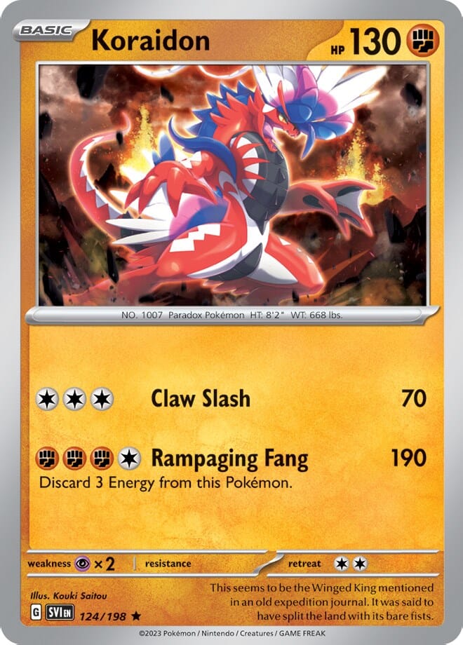 Koraidon (124/198) (Theme Deck Exclusive) [Scarlet & Violet: Black Star Promos] Pokemon Single Pokémon  | Multizone: Comics And Games