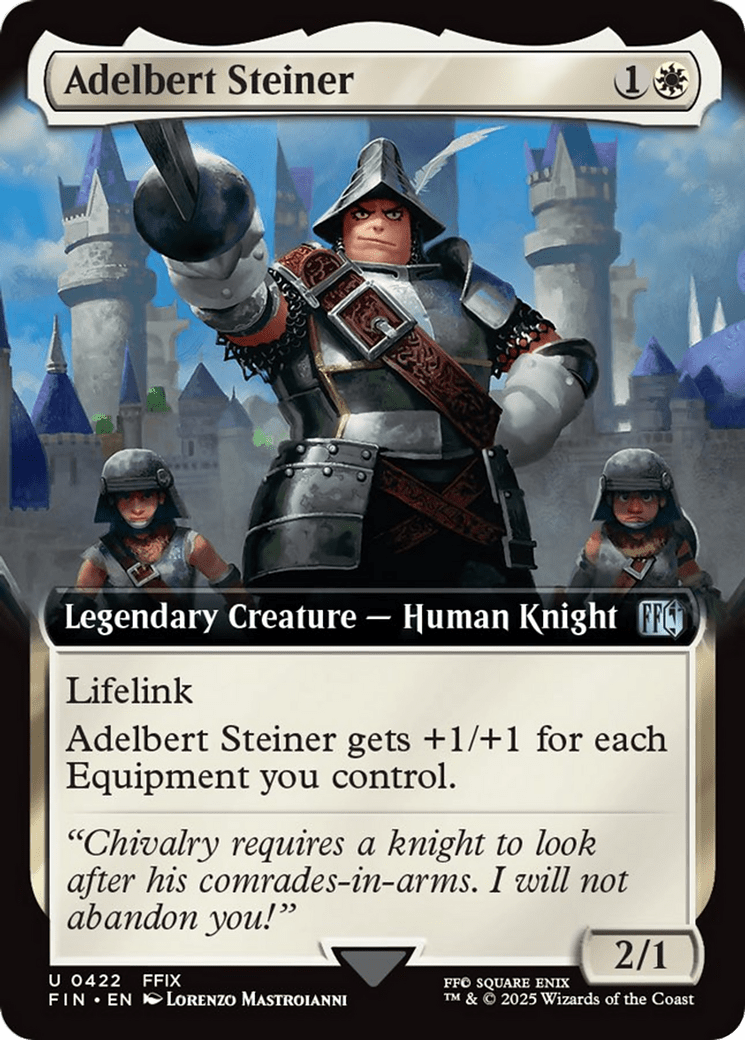Adelbert Steiner (Extended Art) [FINAL FANTASY] MTG Single Magic: The Gathering  | Multizone: Comics And Games