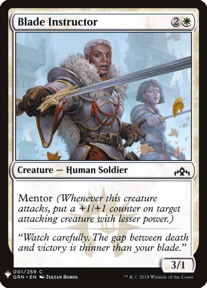 Blade Instructor [Mystery Booster] MTG Single Magic: The Gathering  | Multizone: Comics And Games