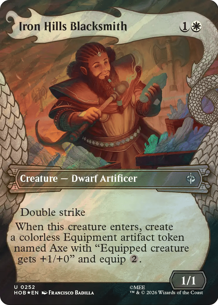Iron Hills Blacksmith (Showcase) (Surge Foil) [The Hobbit] MTG Single Magic: The Gathering  | Multizone: Comics And Games