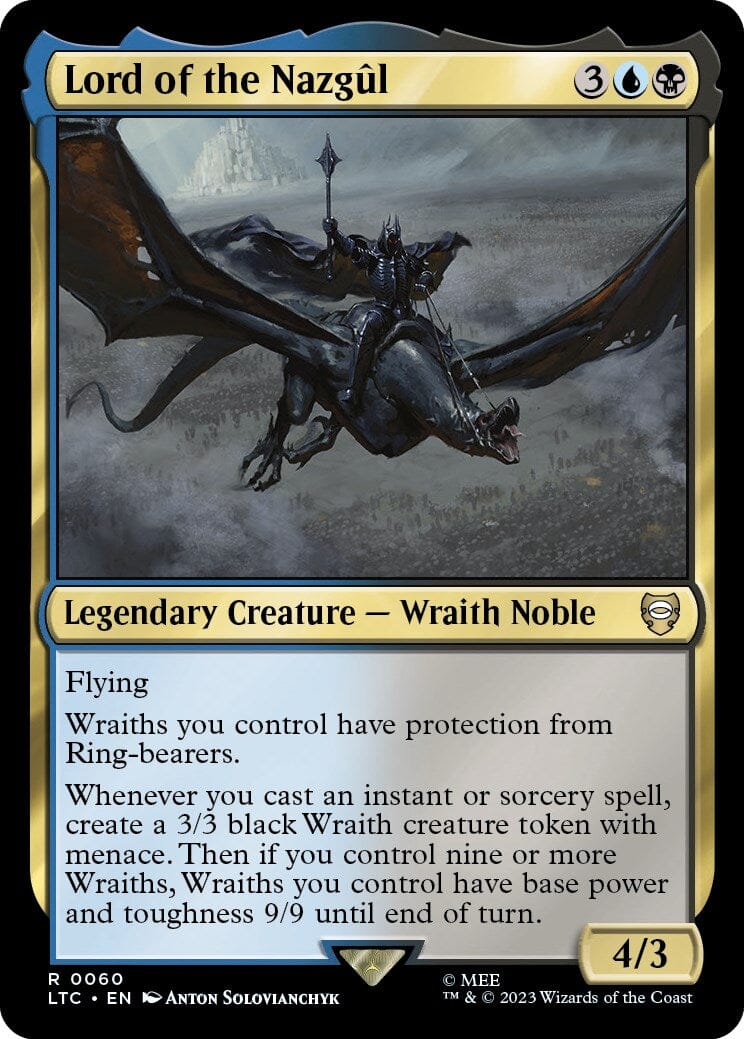 Lord of the Nazgul [The Lord of the Rings: Tales of Middle-Earth Commander] MTG Single Magic: The Gathering  | Multizone: Comics And Games