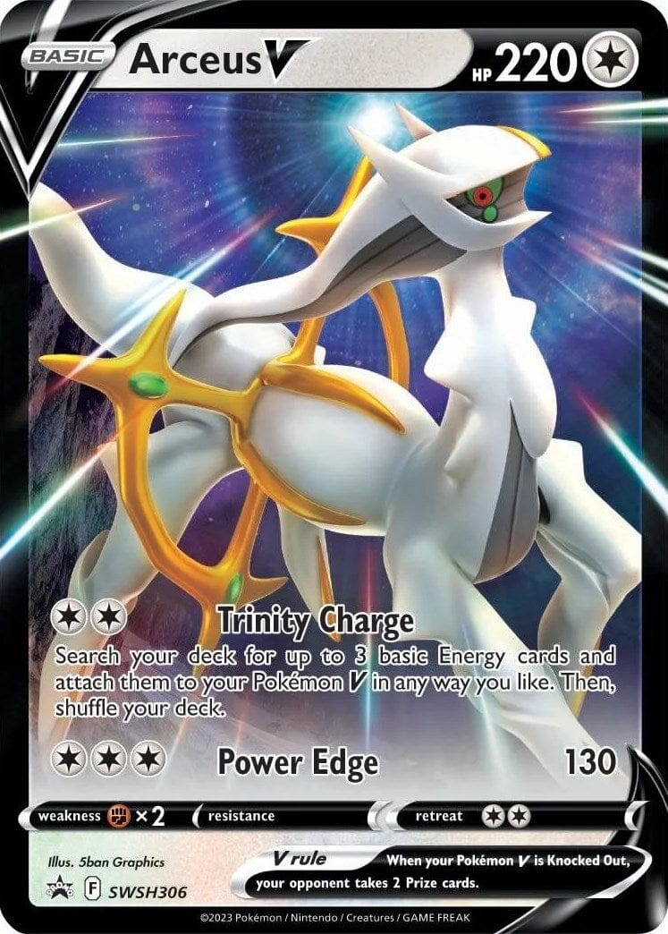 Arceus V (SWSH306) [Sword & Shield: Black Star Promos] Pokemon Single Pokémon  | Multizone: Comics And Games