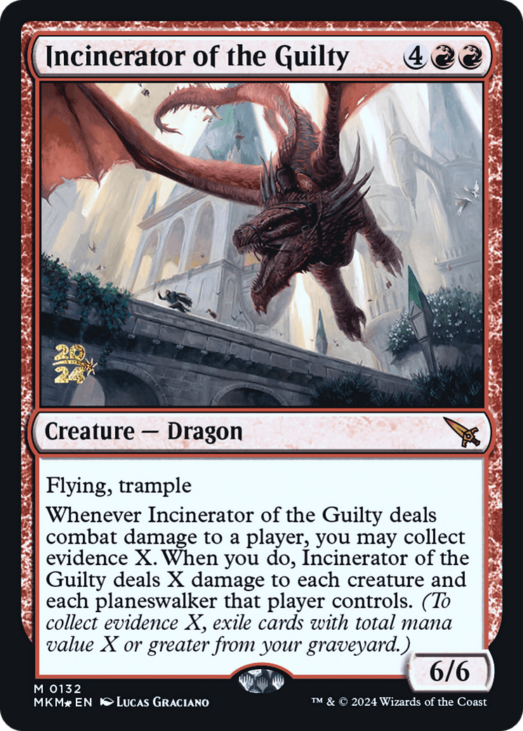 Incinerator of the Guilty [Murders at Karlov Manor Prerelease Promos] MTG Single Magic: The Gathering  | Multizone: Comics And Games