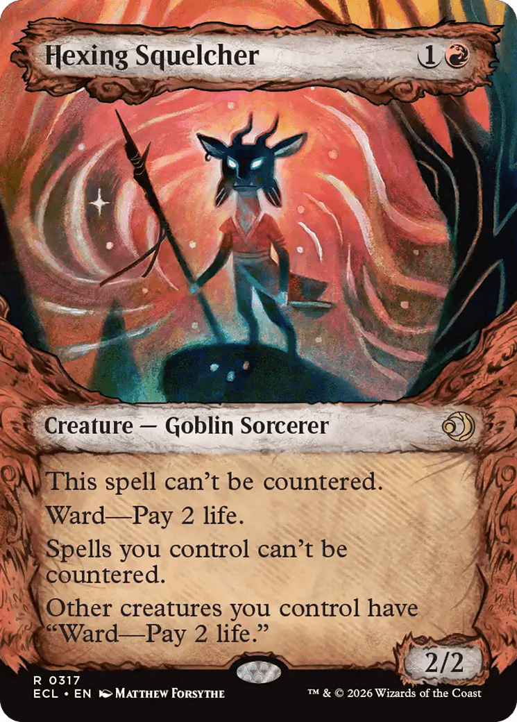 Hexing Squelcher (Showcase) [Lorwyn Eclipsed] MTG Single Magic: The Gathering  | Multizone: Comics And Games