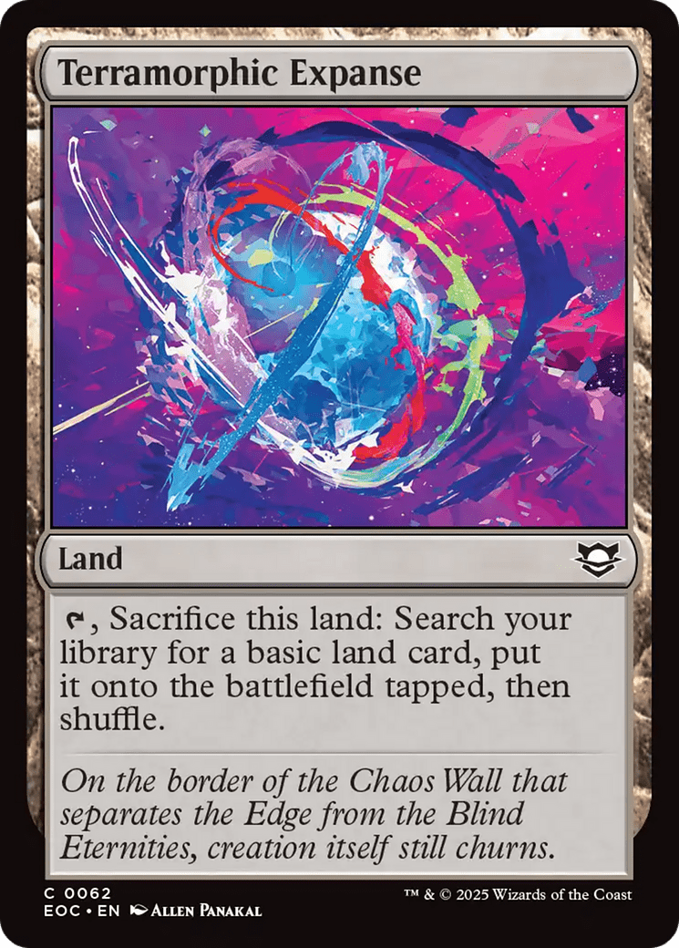 Terramorphic Expanse [Edge of Eternities Commander] MTG Single Magic: The Gathering  | Multizone: Comics And Games