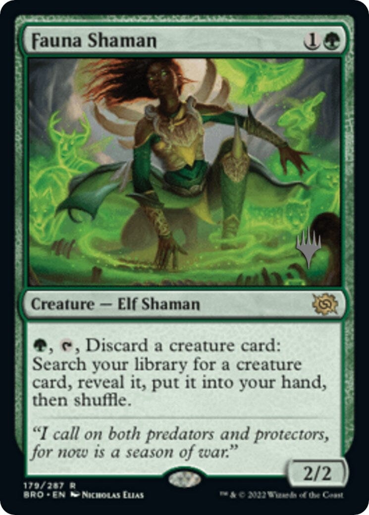 Fauna Shaman (Promo Pack) [The Brothers' War Promos] MTG Single Magic: The Gathering  | Multizone: Comics And Games