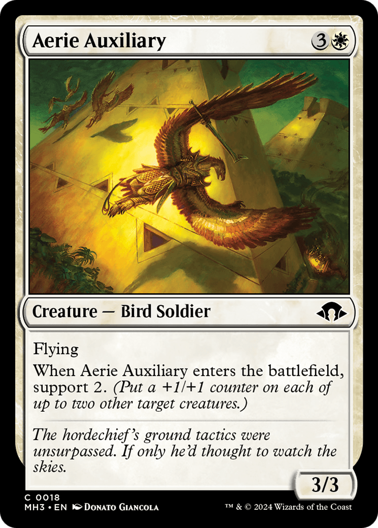 Aerie Auxiliary [Modern Horizons 3] MTG Single Magic: The Gathering  | Multizone: Comics And Games