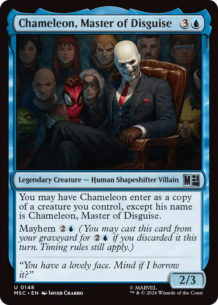 Chameleon, Master of Disguise [Marvel Super Heroes Commander] MTG Single Magic: The Gathering  | Multizone: Comics And Games