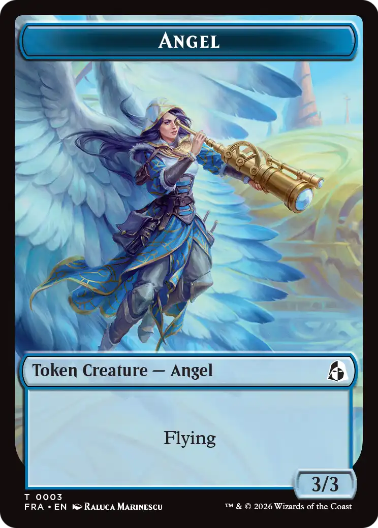 Angel (0003) // Beast Double-Sided Token [Reality Fracture Tokens] | Multizone: Comics And Games