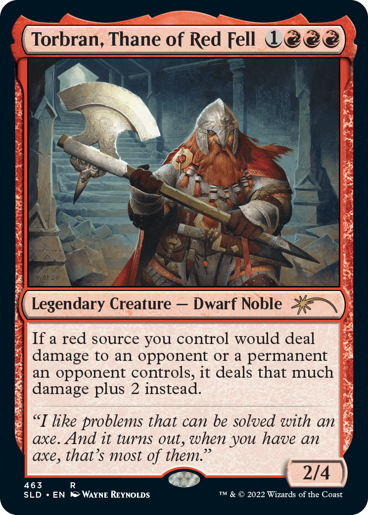 Torbran, Thane of Red Fell [Secret Lair Drop Series] MTG Single Magic: The Gathering  | Multizone: Comics And Games