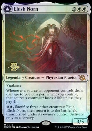 Elesh Norn // The Argent Etchings [March of the Machine Prerelease Promos] MTG Single Magic: The Gathering  | Multizone: Comics And Games