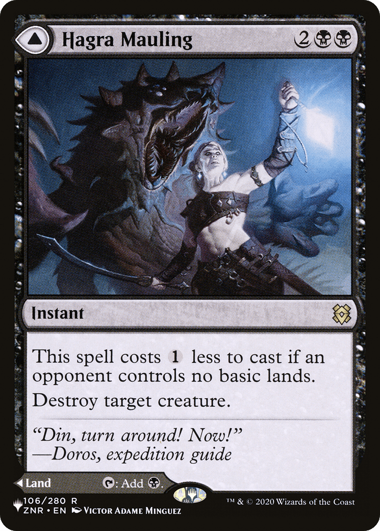 Hagra Mauling // Hagra Broodpit [Secret Lair: From Cute to Brute] MTG Single Magic: The Gathering  | Multizone: Comics And Games