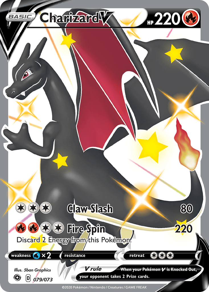 Charizard V (079/073) [Sword & Shield: Champion's Path] Pokemon Single Pokémon  | Multizone: Comics And Games