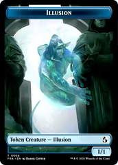 Illusion // Jace Double-Sided Token [Reality Fracture Tokens] | Multizone: Comics And Games
