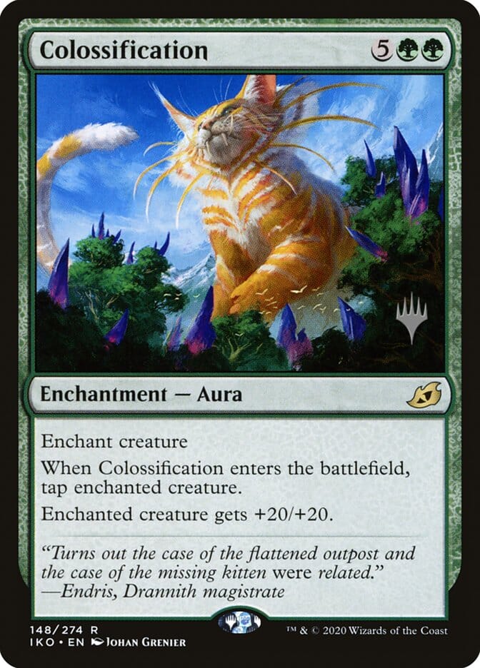 Colossification (Promo Pack) [Ikoria: Lair of Behemoths Promos] MTG Single Magic: The Gathering  | Multizone: Comics And Games