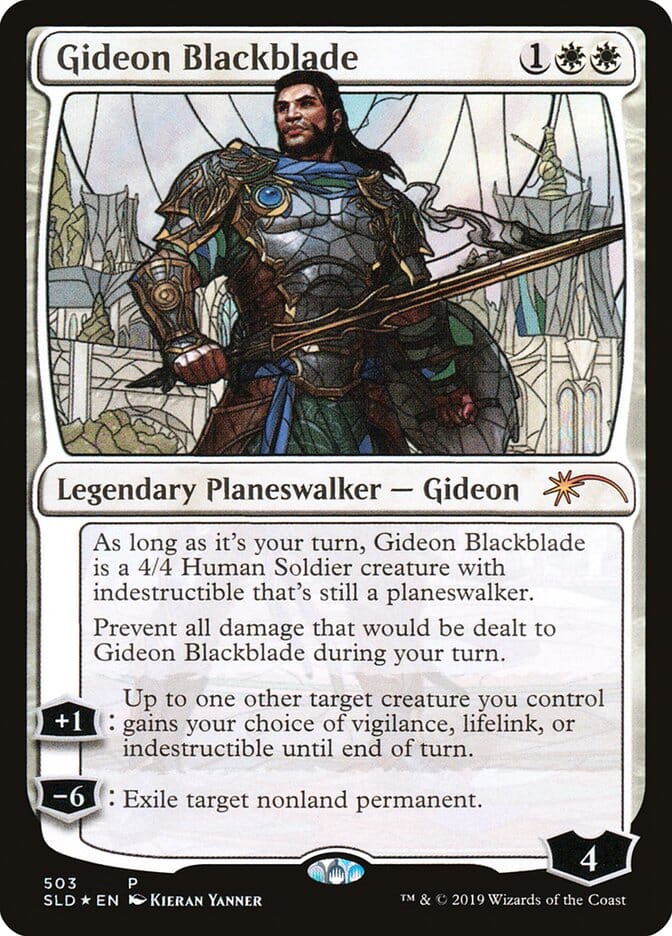 Gideon Blackblade (Stained Glass) [Secret Lair Drop Promos] MTG Single Magic: The Gathering  | Multizone: Comics And Games