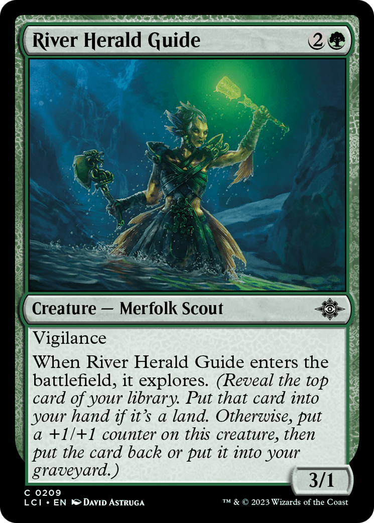 River Herald Guide [The Lost Caverns of Ixalan] MTG Single Magic: The Gathering  | Multizone: Comics And Games