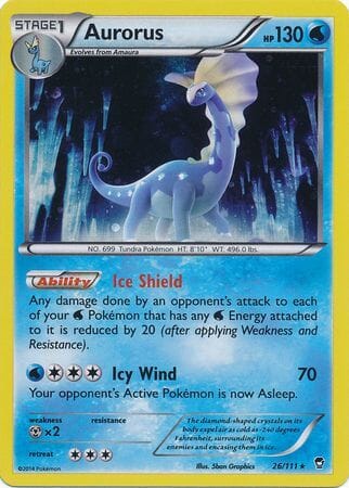 Aurorus (26/111) (Cosmos Holo) [XY: Furious Fists] Pokemon Single Pokémon  | Multizone: Comics And Games