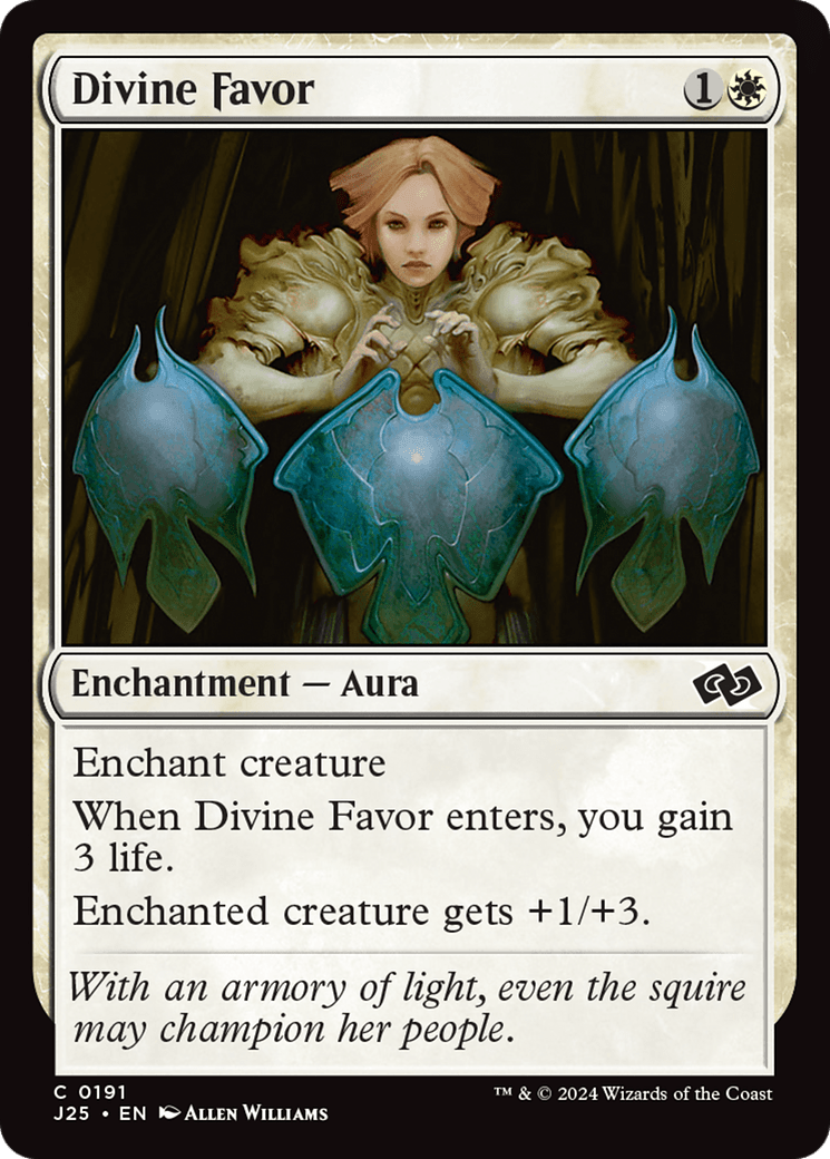 Divine Favor [Foundations Jumpstart] MTG Single Magic: The Gathering  | Multizone: Comics And Games