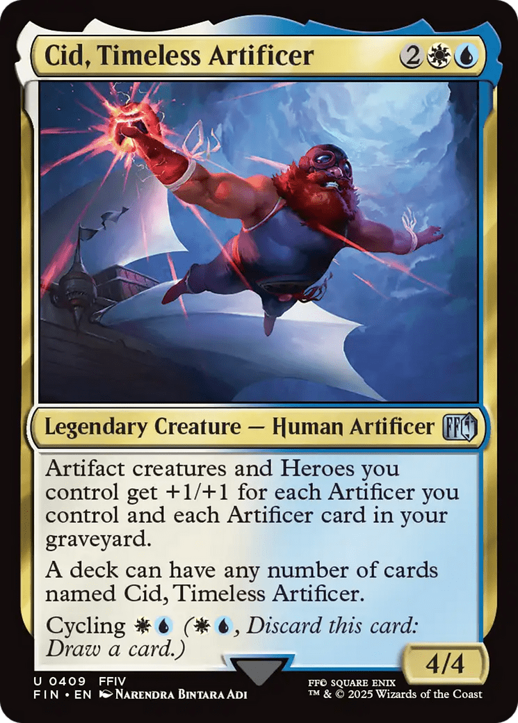 Cid, Timeless Artificer (0409) [FINAL FANTASY] MTG Single Magic: The Gathering  | Multizone: Comics And Games