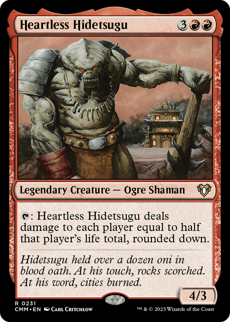 Heartless Hidetsugu [Commander Masters] | Multizone: Comics And Games