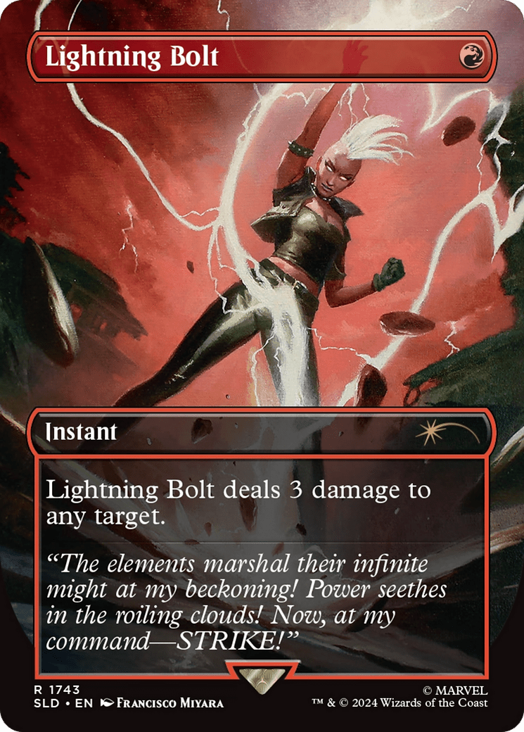 Lightning Bolt (1743) [Secret Lair Drop Series] MTG Single Magic: The Gathering  | Multizone: Comics And Games