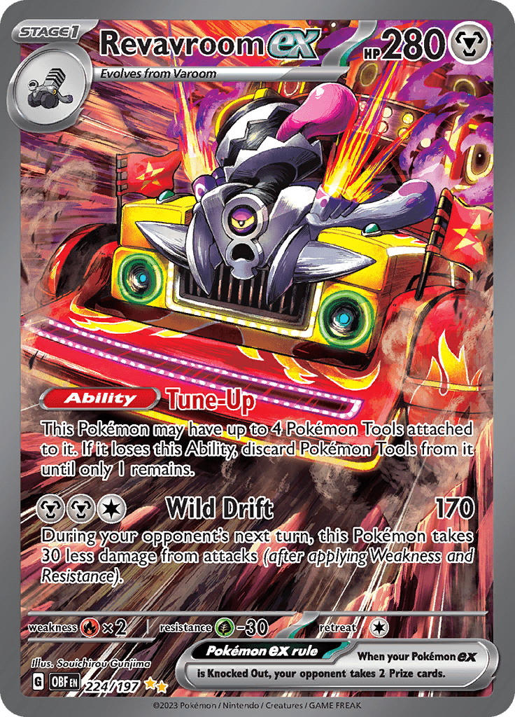 Revavroom ex (224/197) [Scarlet & Violet: Obsidian Flames] Pokemon Single Pokémon  | Multizone: Comics And Games