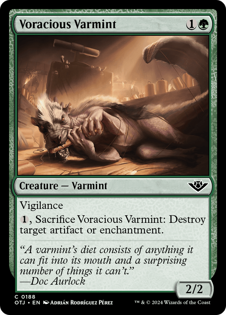 Voracious Varmint [Outlaws of Thunder Junction] MTG Single Magic: The Gathering  | Multizone: Comics And Games