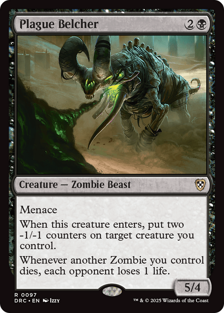 Plague Belcher [Aetherdrift Commander] MTG Single Magic: The Gathering  | Multizone: Comics And Games