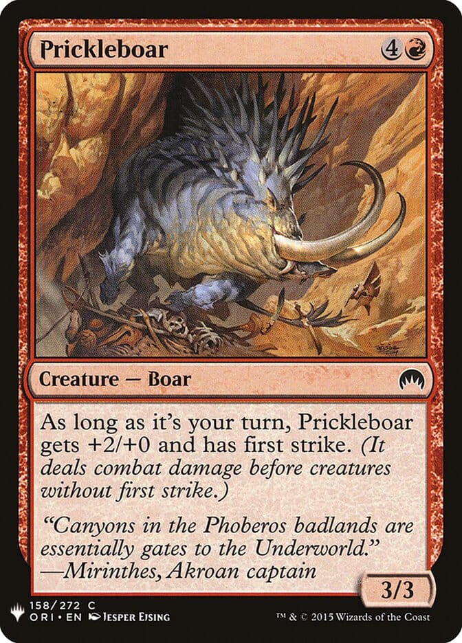 Prickleboar [Mystery Booster] MTG Single Magic: The Gathering  | Multizone: Comics And Games
