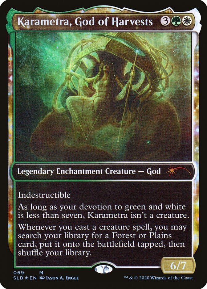 Karametra, God of Harvests [Secret Lair Drop Series] MTG Single Magic: The Gathering  | Multizone: Comics And Games