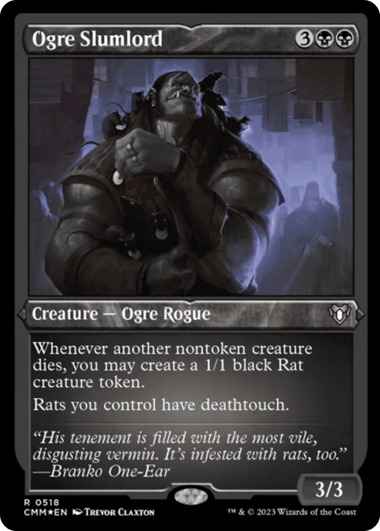 Ogre Slumlord (Foil Etched) [Commander Masters] MTG Single Magic: The Gathering  | Multizone: Comics And Games