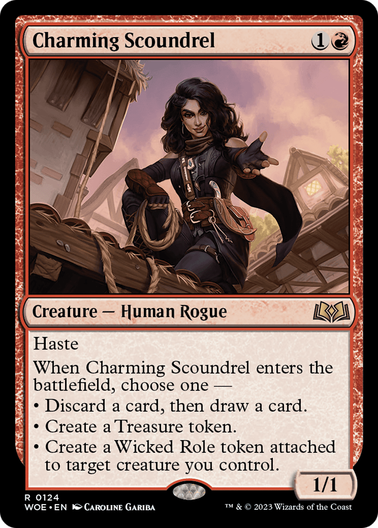 Charming Scoundrel [Wilds of Eldraine] MTG Single Magic: The Gathering  | Multizone: Comics And Games