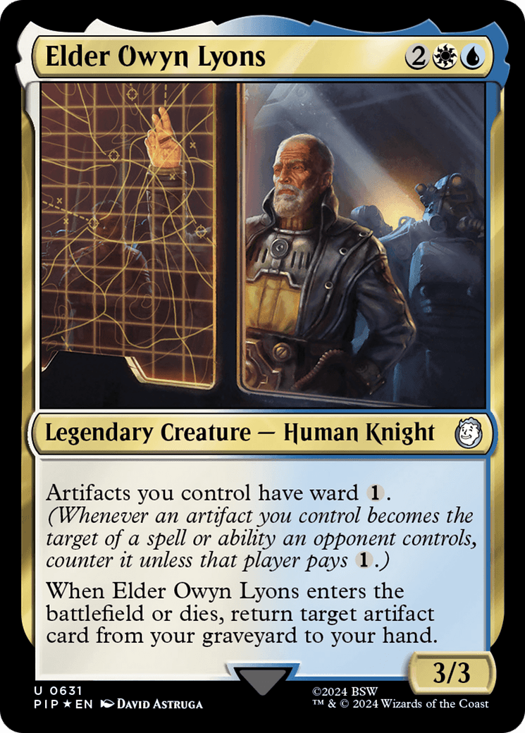 Elder Owyn Lyons (Surge Foil) [Fallout] MTG Single Magic: The Gathering  | Multizone: Comics And Games