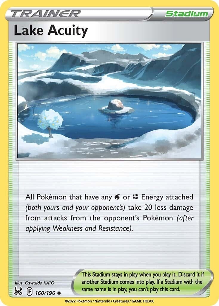 Lake Acuity (160/196) [Sword & Shield: Lost Origin] Pokemon Single Pokémon  | Multizone: Comics And Games