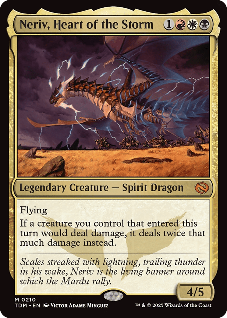 Neriv, Heart of the Storm [Tarkir: Dragonstorm] MTG Single Magic: The Gathering  | Multizone: Comics And Games