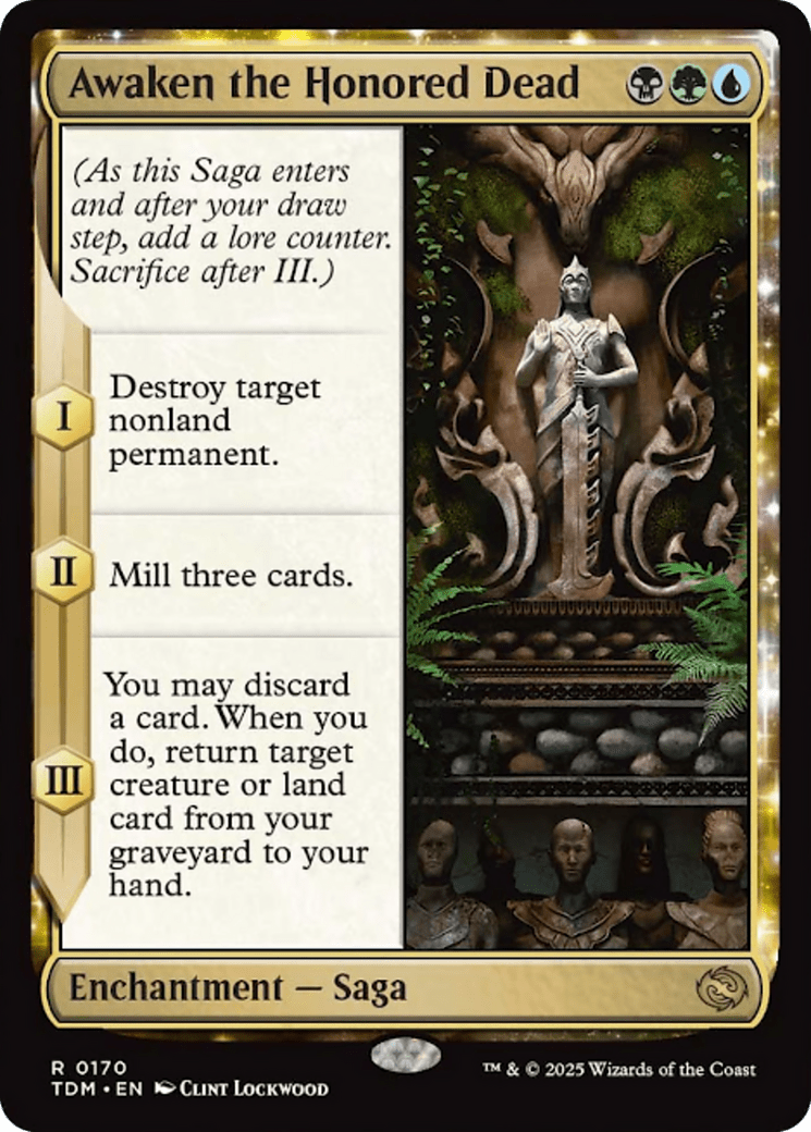 Awaken the Honored Dead [Tarkir: Dragonstorm] MTG Single Magic: The Gathering  | Multizone: Comics And Games